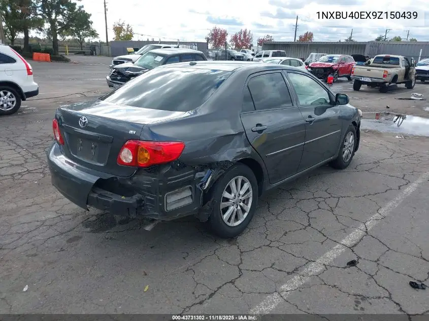 1NXBU40EX9Z150439 2009 Toyota Corolla Le