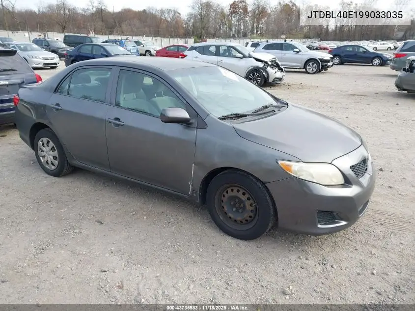 JTDBL40E199033035 2009 Toyota Corolla Le