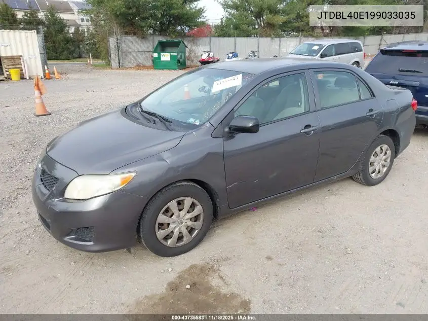 JTDBL40E199033035 2009 Toyota Corolla Le