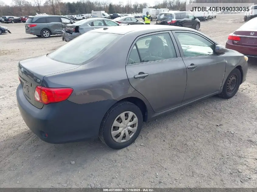 JTDBL40E199033035 2009 Toyota Corolla Le