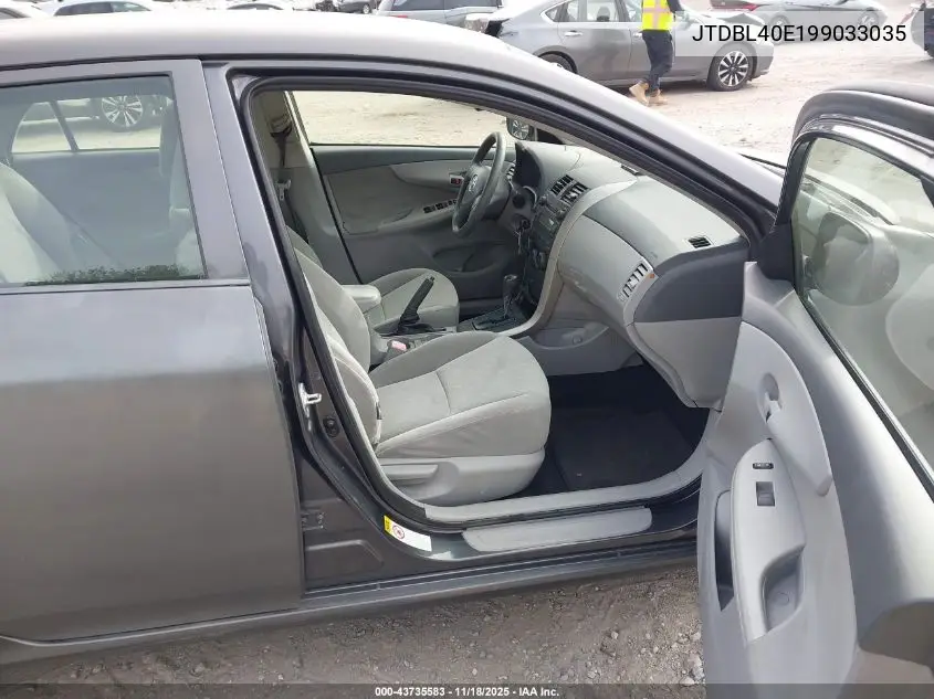 JTDBL40E199033035 2009 Toyota Corolla Le