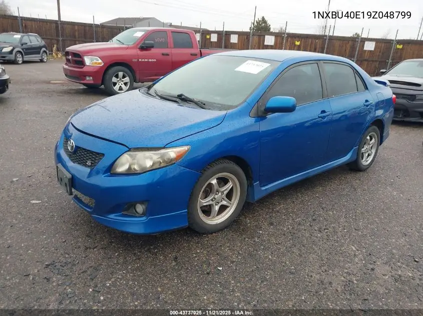 1NXBU40E19Z048799 2009 Toyota Corolla S