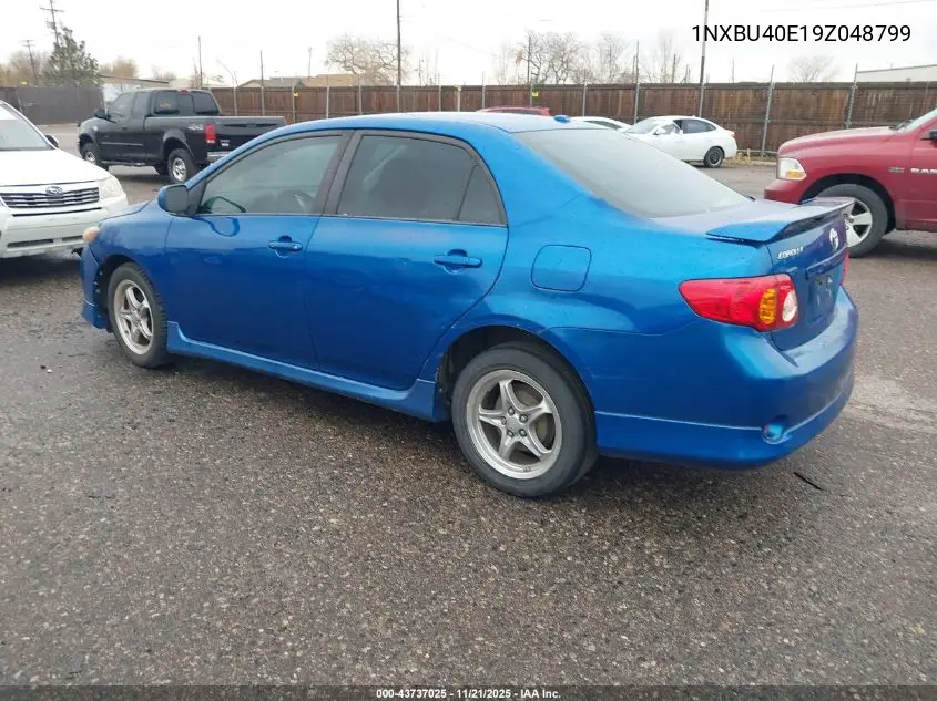 1NXBU40E19Z048799 2009 Toyota Corolla S