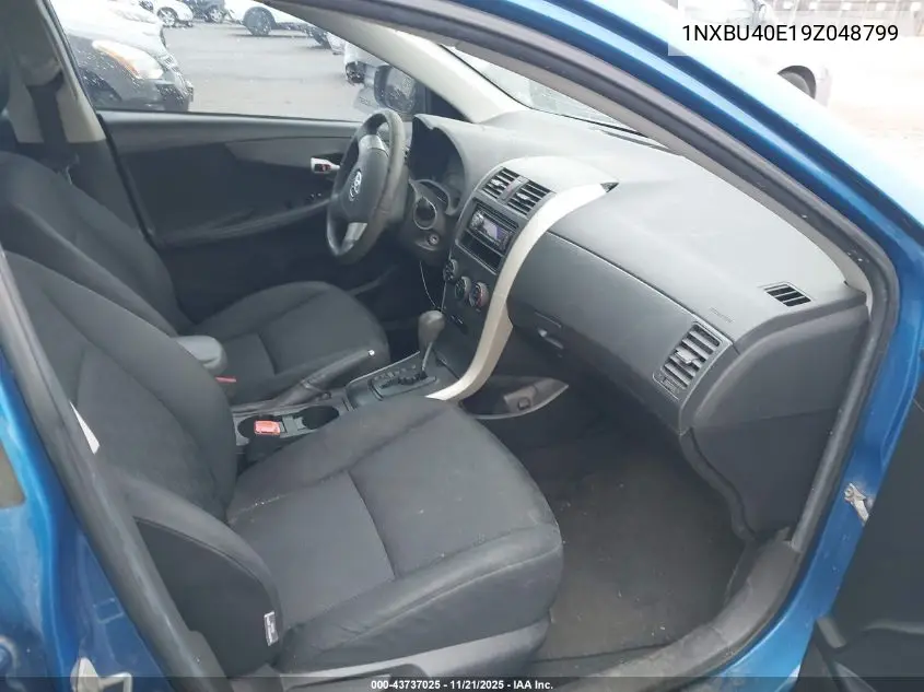 1NXBU40E19Z048799 2009 Toyota Corolla S