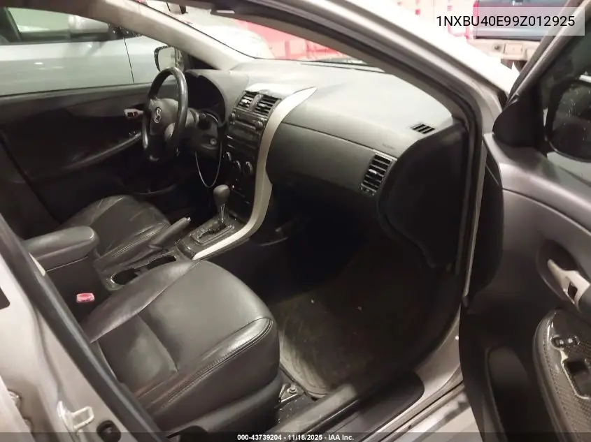 1NXBU40E99Z012925 2009 Toyota Corolla S
