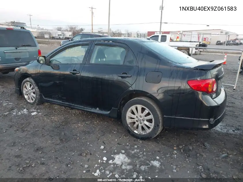 1NXBU40EX9Z061583 2009 Toyota Corolla S
