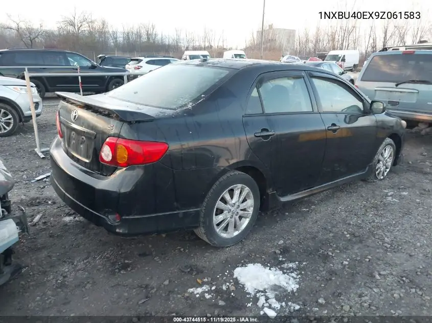 1NXBU40EX9Z061583 2009 Toyota Corolla S