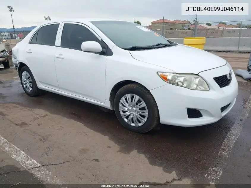 JTDBL40E99J046114 2009 Toyota Corolla Le