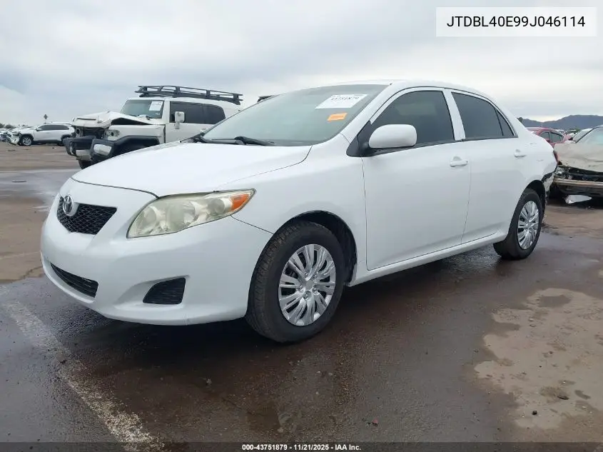 JTDBL40E99J046114 2009 Toyota Corolla Le