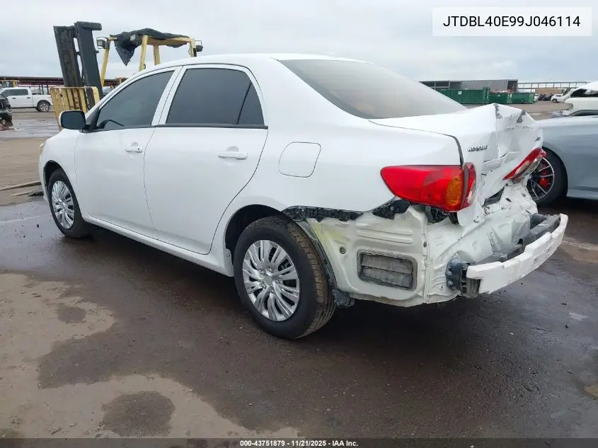 JTDBL40E99J046114 2009 Toyota Corolla Le