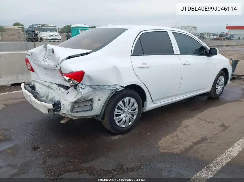 JTDBL40E99J046114 2009 Toyota Corolla Le