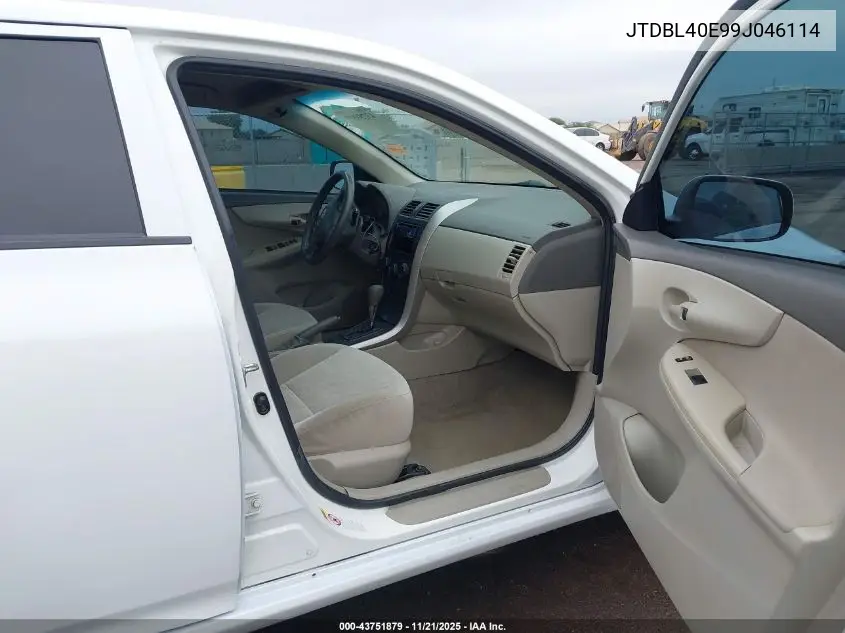 JTDBL40E99J046114 2009 Toyota Corolla Le