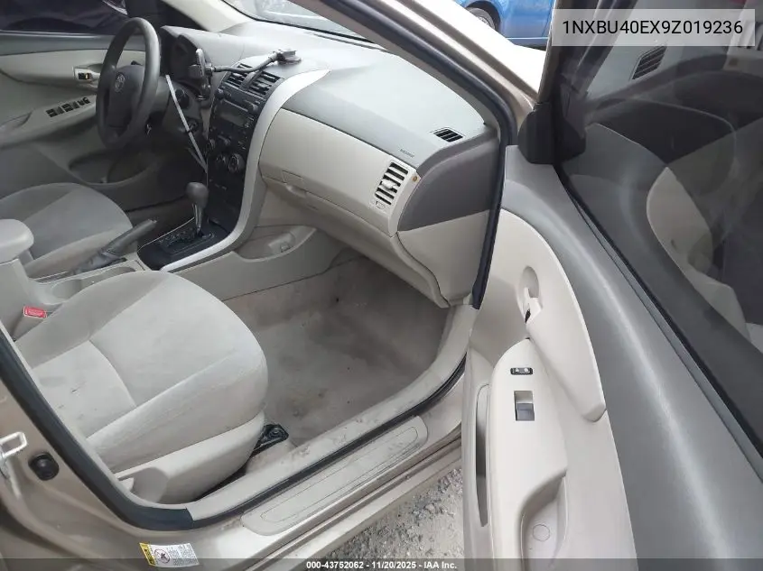 1NXBU40EX9Z019236 2009 Toyota Corolla Le