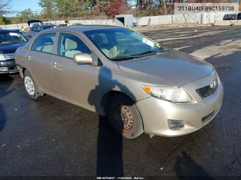 2T1BU40E89C159738 2009 Toyota Corolla Le