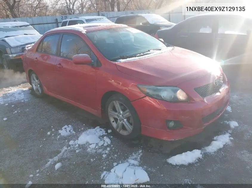 1NXBE40EX9Z129135 2009 Toyota Corolla Xrs