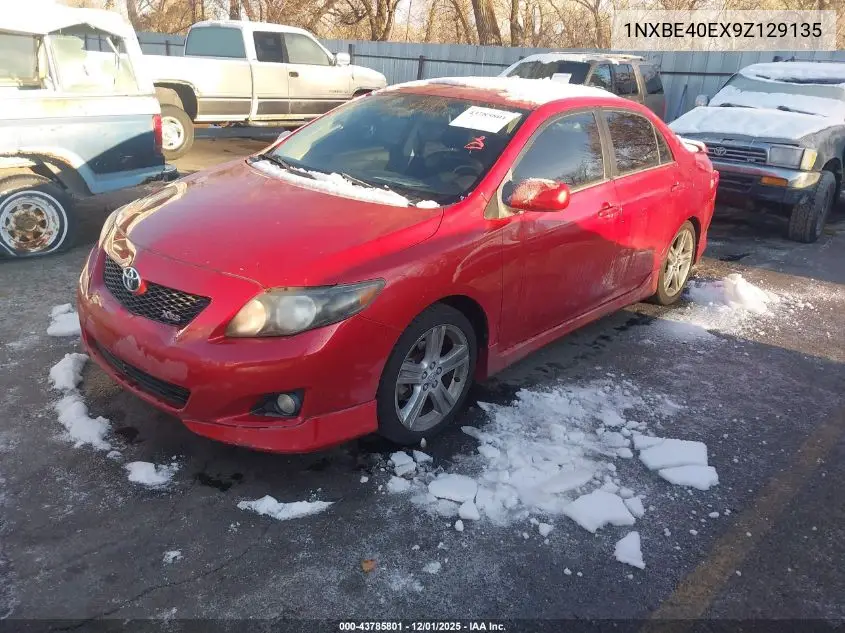 1NXBE40EX9Z129135 2009 Toyota Corolla Xrs