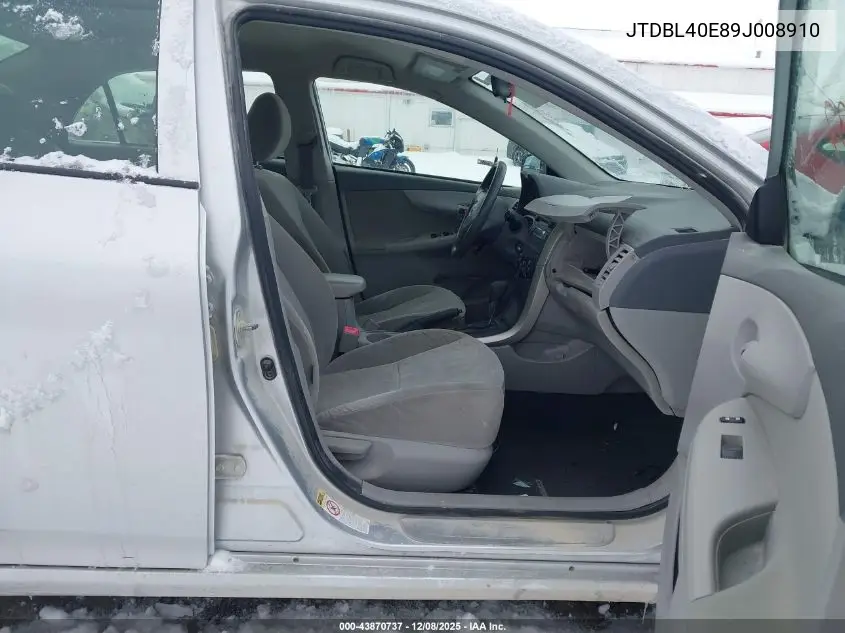 JTDBL40E89J008910 2009 Toyota Corolla Le