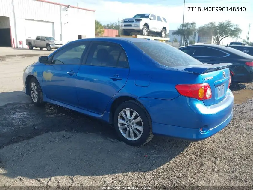 2T1BU40E99C148540 2009 Toyota Corolla S