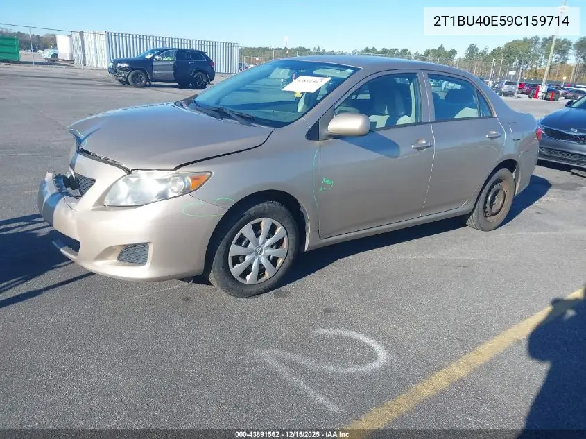 2T1BU40E59C159714 2009 Toyota Corolla Le