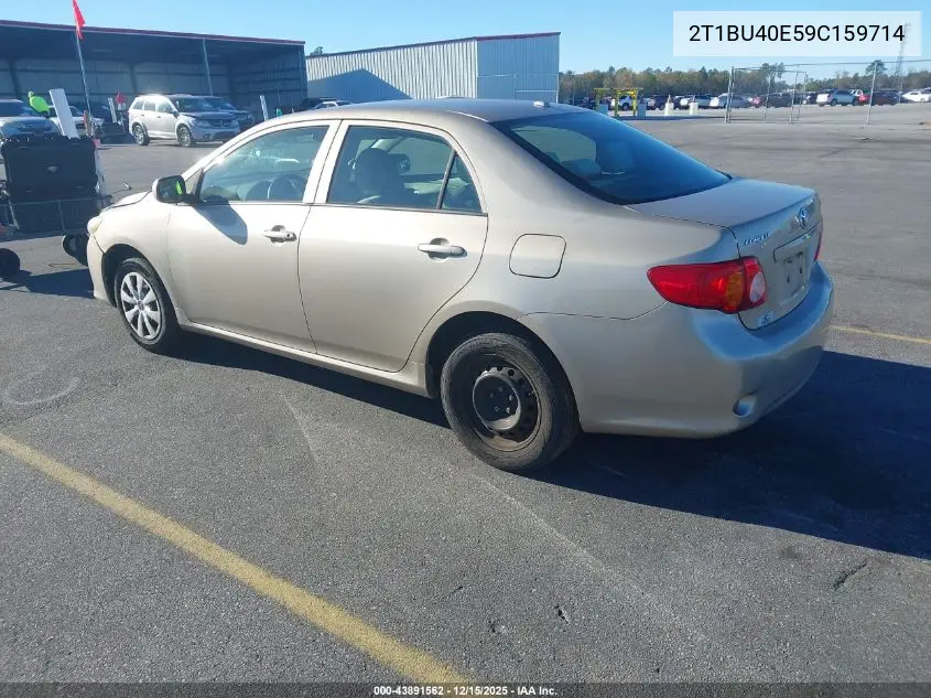 2T1BU40E59C159714 2009 Toyota Corolla Le