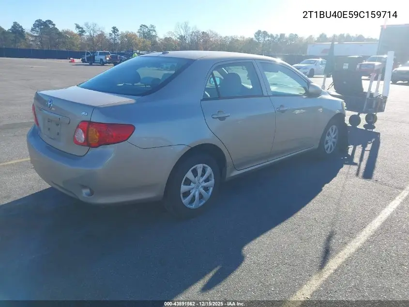 2T1BU40E59C159714 2009 Toyota Corolla Le