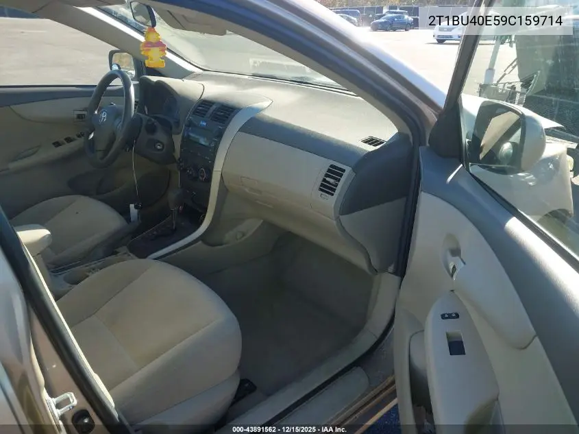 2T1BU40E59C159714 2009 Toyota Corolla Le