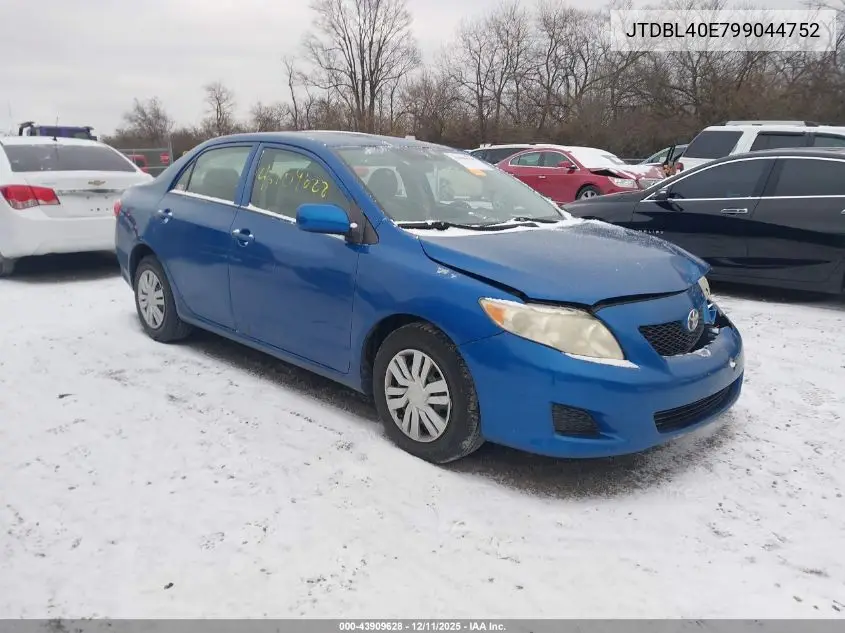JTDBL40E799044752 2009 Toyota Corolla Le