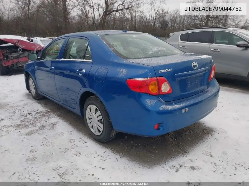 JTDBL40E799044752 2009 Toyota Corolla Le