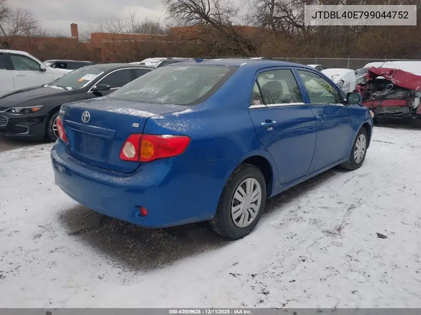 JTDBL40E799044752 2009 Toyota Corolla Le