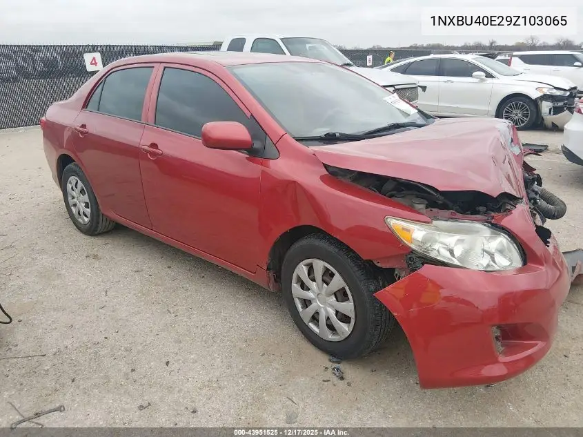 1NXBU40E29Z103065 2009 Toyota Corolla Le