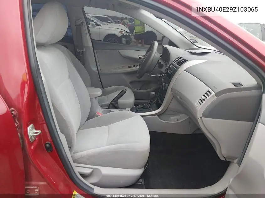 1NXBU40E29Z103065 2009 Toyota Corolla Le