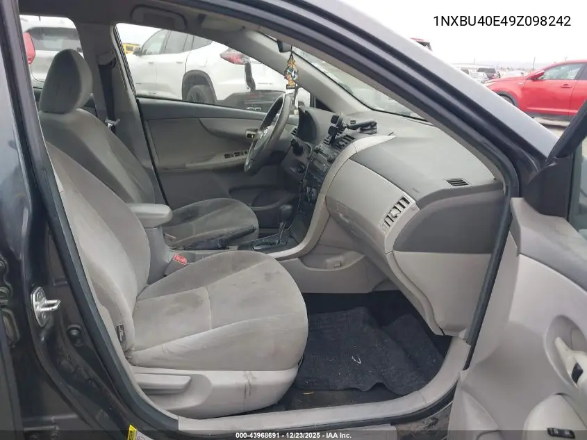 1NXBU40E49Z098242 2009 Toyota Corolla Le