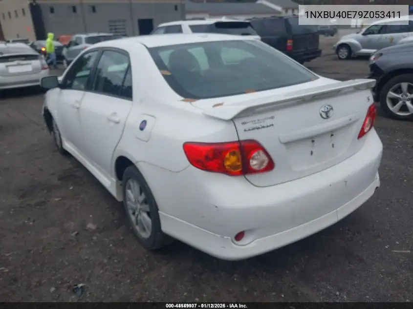 1NXBU40E79Z053411 2009 Toyota Corolla S