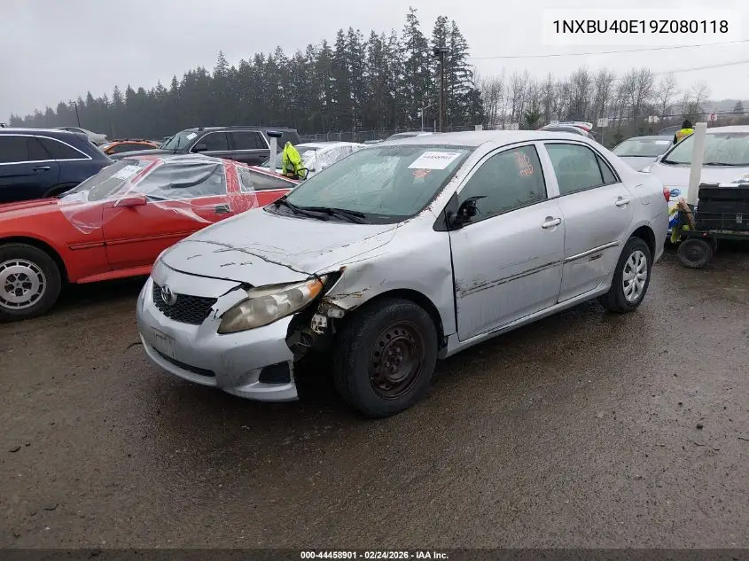 1NXBU40E19Z080118 2009 Toyota Corolla