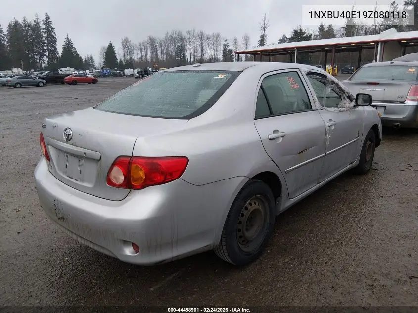 1NXBU40E19Z080118 2009 Toyota Corolla