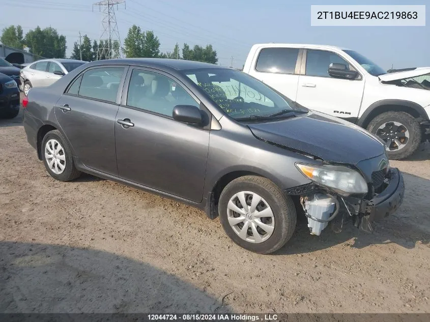 2010 Toyota Corolla VIN: 2T1BU4EE9AC219863 Lot: 12044724