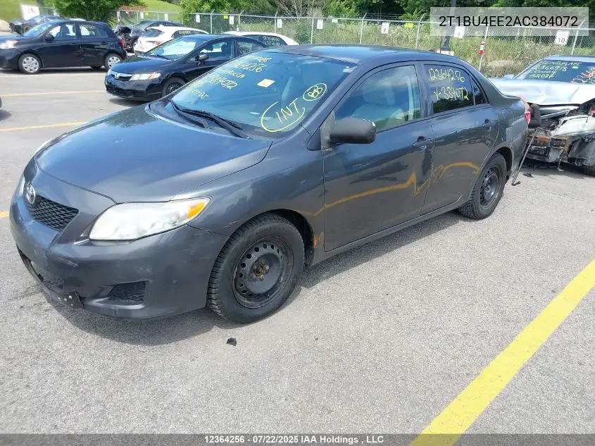 2T1BU4EE2AC384072 2010 Toyota Corolla S/Le/Xle