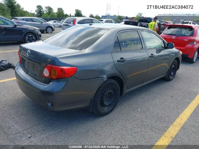 2T1BU4EE2AC384072 2010 Toyota Corolla S/Le/Xle