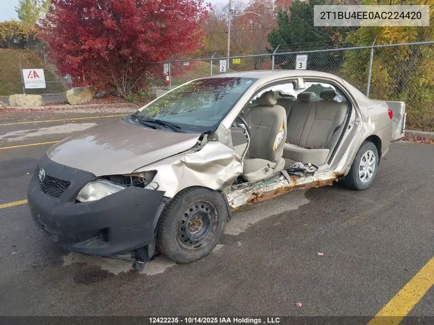 2T1BU4EE0AC224420 2010 Toyota Corolla