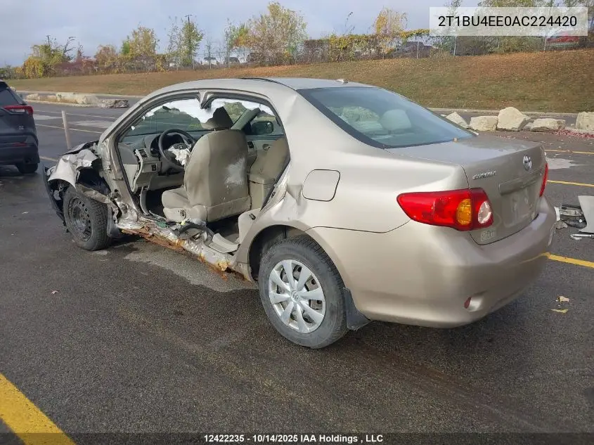2T1BU4EE0AC224420 2010 Toyota Corolla
