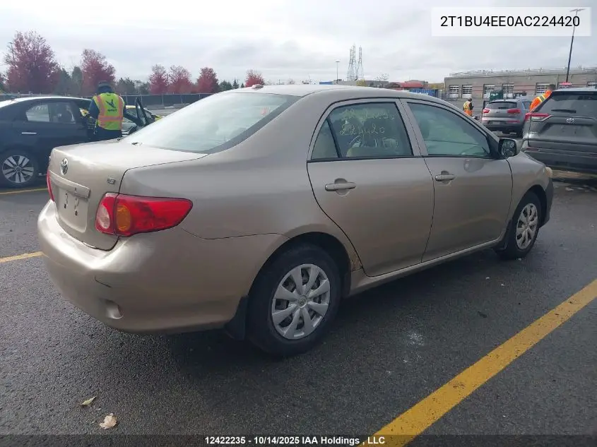 2T1BU4EE0AC224420 2010 Toyota Corolla