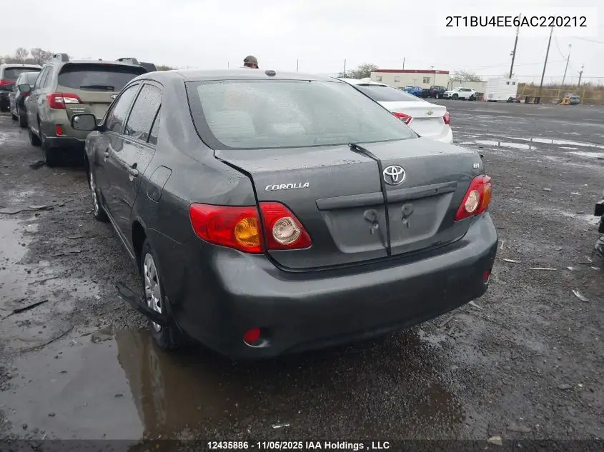 2T1BU4EE6AC220212 2010 Toyota Corolla Ce