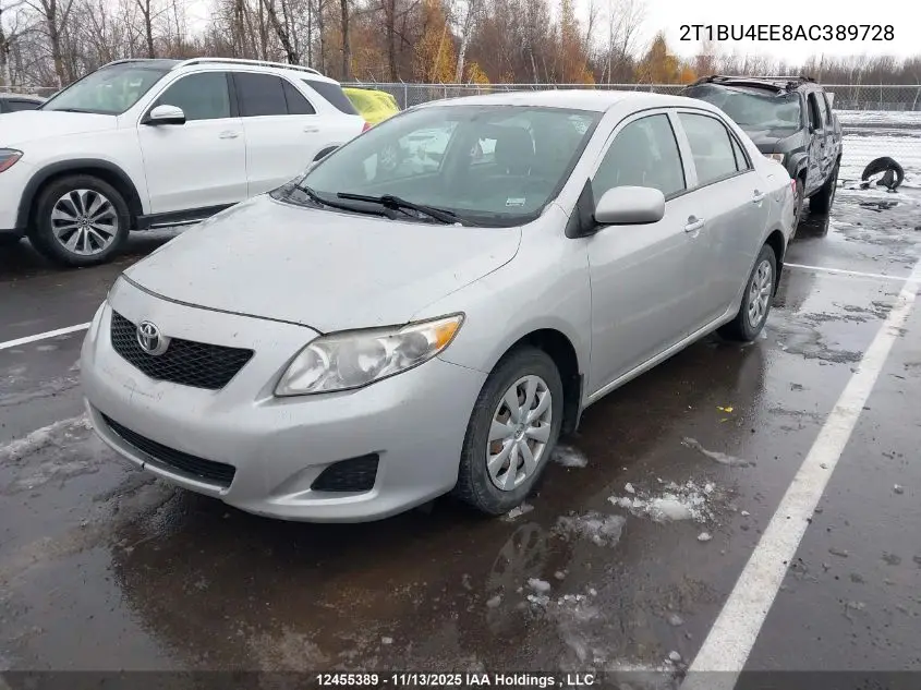 2T1BU4EE8AC389728 2010 Toyota Corolla Ce