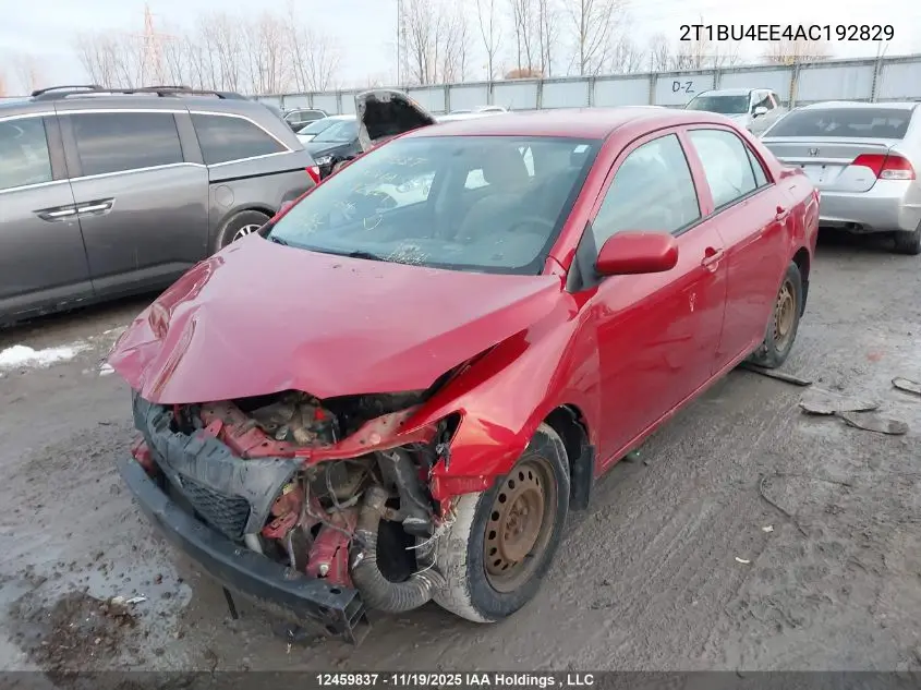 2T1BU4EE4AC192829 2010 Toyota Corolla Ce