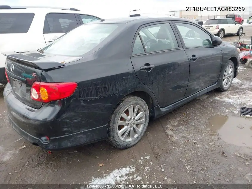 2T1BU4EE1AC483269 2010 Toyota Corolla