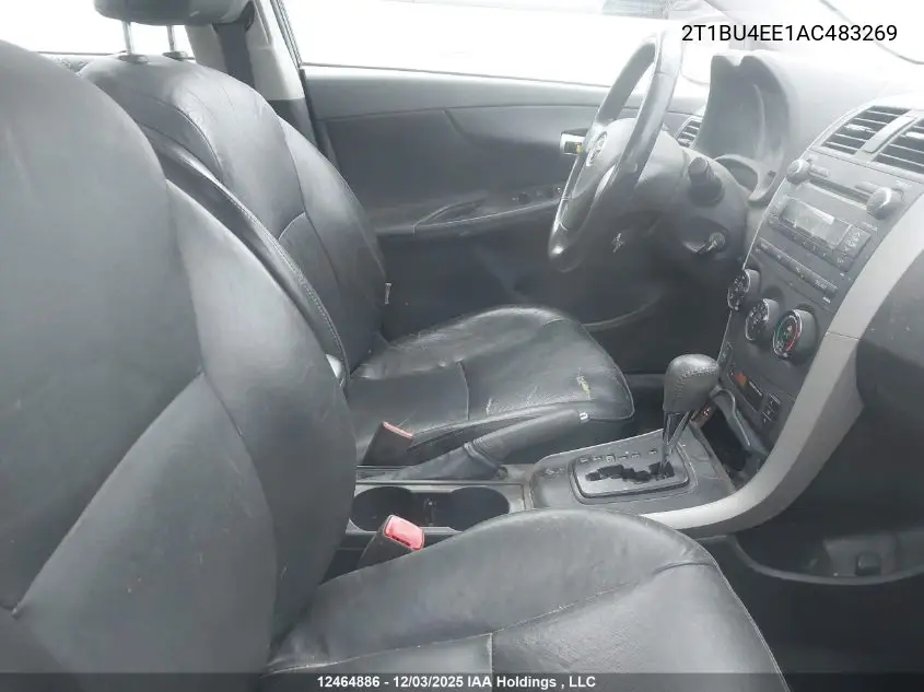 2T1BU4EE1AC483269 2010 Toyota Corolla
