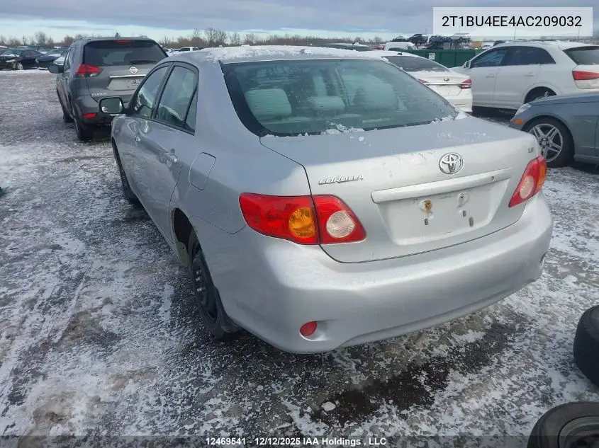 2T1BU4EE4AC209032 2010 Toyota Corolla Le