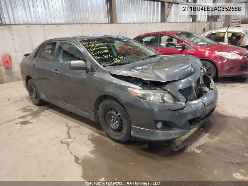 2T1BU4EE2AC352688 2010 Toyota Corolla S