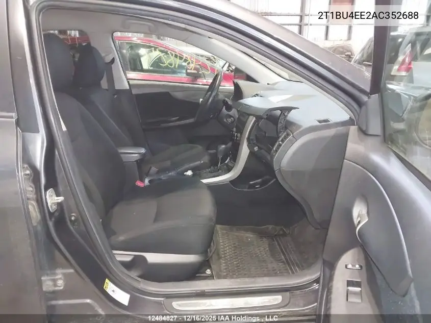 2T1BU4EE2AC352688 2010 Toyota Corolla S