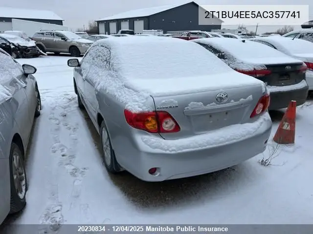 2T1BU4EE5AC357741 2010 Toyota Corolla Le